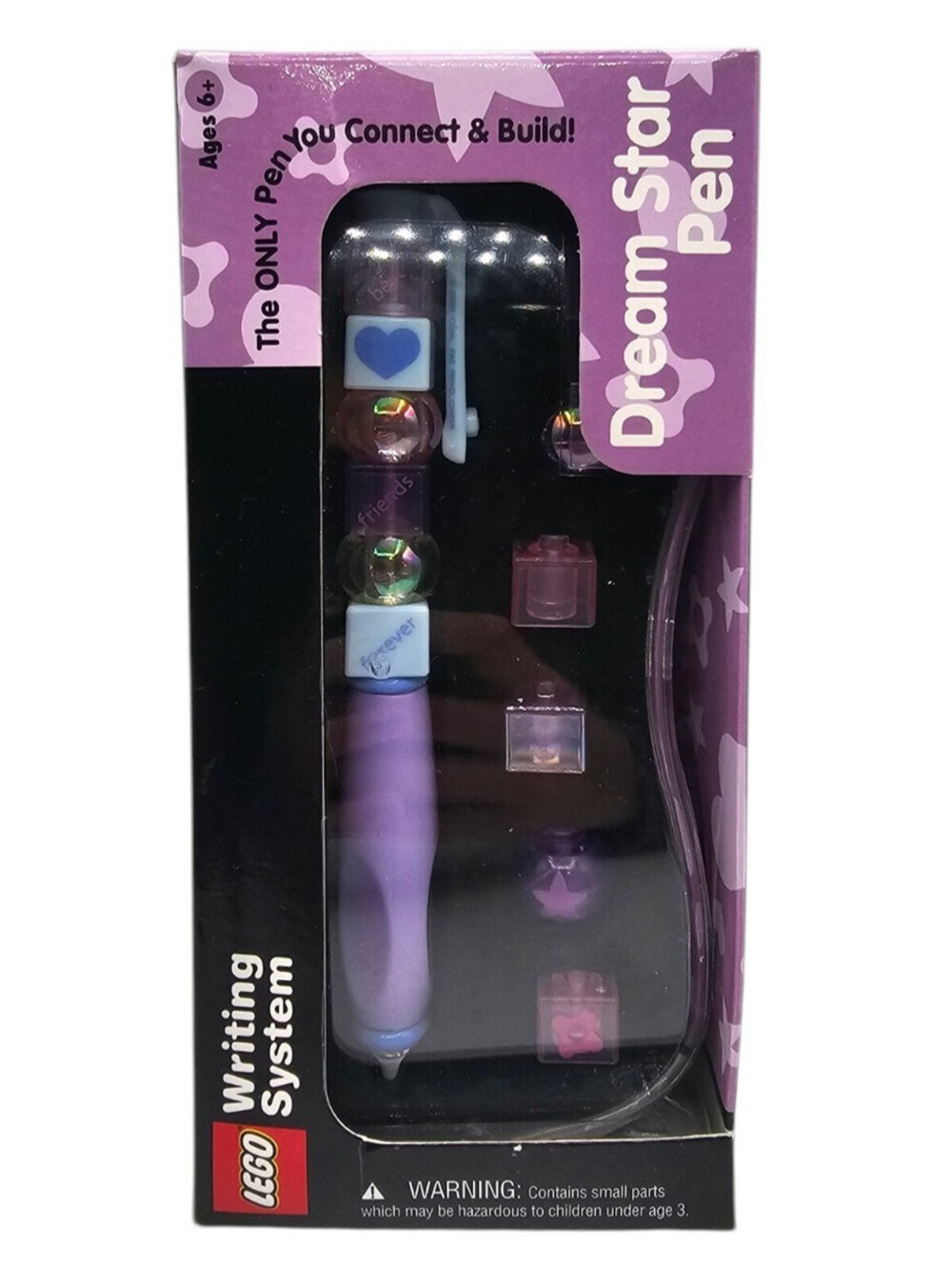 Vintage Lego Writing System Pen Set "Dream Star" Purple Y2K NEW